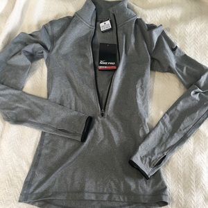 Nike pro zip up
